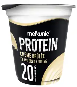 PLUS Melkunie Protein pudding Creme Brulee aanbieding