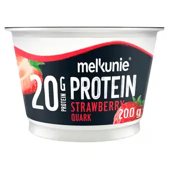 PLUS Melkunie Protein kwark aardbei aanbieding