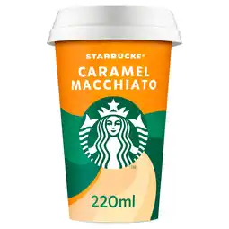 PLUS Starbucks Chilled ijskoffie Caramel Macchiato aanbieding