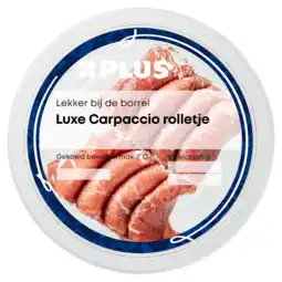 PLUS PLUS Carpacciorolletje aanbieding