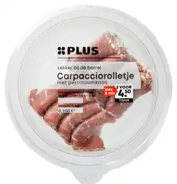 PLUS PLUS Carpacciorolletje aanbieding