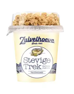 PLUS Zuivelhoeve Stevige trek Vanille 310g aanbieding