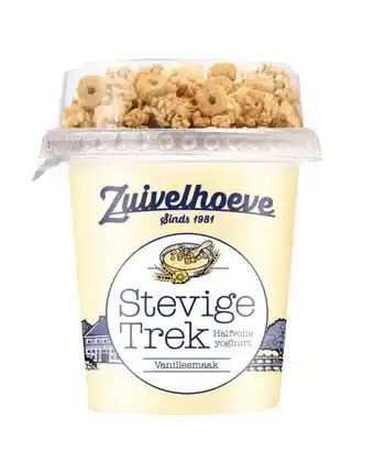 PLUS Zuivelhoeve Stevige trek Vanille 310g aanbieding