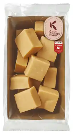 PLUS PLUS Korenlanders Fudge met vanillesmaak aanbieding