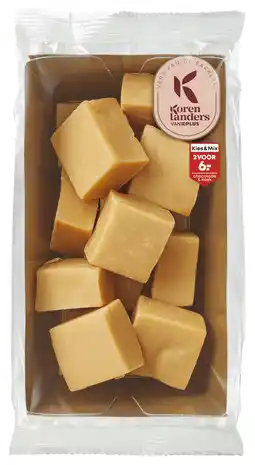 PLUS PLUS Korenlanders Fudge met vanillesmaak aanbieding