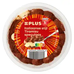 PLUS PLUS Italiaanse stijl Tiramisu aanbieding