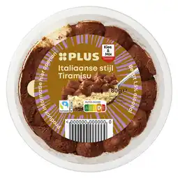 PLUS PLUS Italiaanse stijl Tiramisu aanbieding