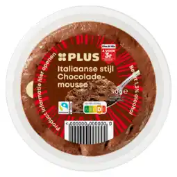 PLUS PLUS Italiaanse stijl Chocomousse aanbieding