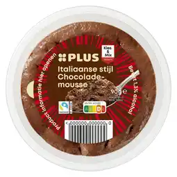 PLUS PLUS Italiaanse stijl Chocomousse aanbieding