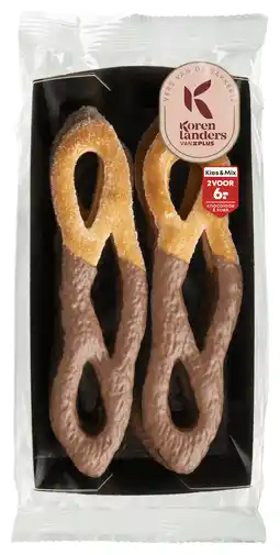 PLUS PLUS Korenlanders Reuze krakelingen met chocolade aanbieding