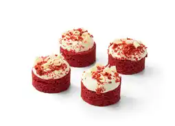 PLUS PLUS Korenlanders Mini red velvet gebakjes aanbieding