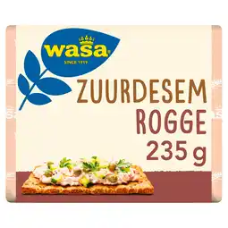 PLUS Wasa Knäckebröd Zuurdesem Rogge aanbieding