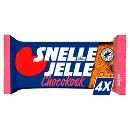 PLUS Snelle Jelle Ontbijtkoek kruidkoek chocolade 4-pack aanbieding