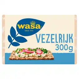PLUS Wasa Knäckebröd Vezelrijk 30 stuks aanbieding