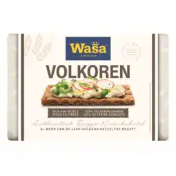 PLUS Wasa Knäckebröd Volkoren 20 stuks aanbieding