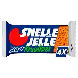 PLUS Snelle Jelle Ontbijtkoek kruidkoek zero 4-pack aanbieding