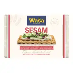 PLUS Wasa Knäckebröd Sesam 18 stuks aanbieding