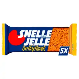 PLUS Snelle Jelle Krachtige ontbijtkoek naturel 5-pack aanbieding