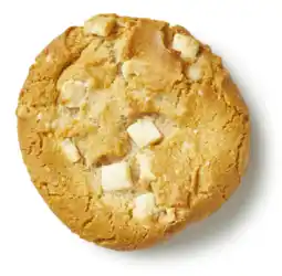 PLUS PLUS Macadamian white chocolate cookie aanbieding