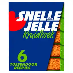 PLUS Snelle Jelle Ontbijtkoek kruidkoek naturel 6-pack aanbieding