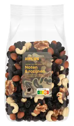 PLUS PLUS Ontbijtverrijker noten rozijnen mix aanbieding