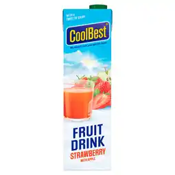 PLUS Coolbest Fruitdrink strawberry aanbieding