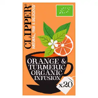 PLUS Clipper Orange turmeric aanbieding