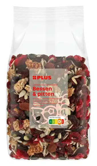 PLUS PLUS Ontbijtverrijker bessen pitten mix aanbieding
