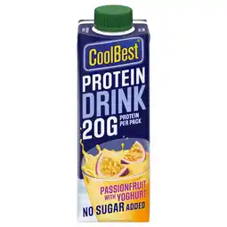 PLUS Coolbest Proteindrink Passionfruit aanbieding