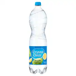 PLUS Crystal Clear Sparkling cactus lemon aanbieding