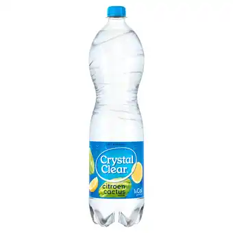 PLUS Crystal Clear Sparkling cactus lemon aanbieding