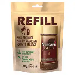 PLUS Nescafe Gold refill bag aanbieding