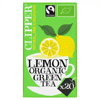 PLUS Clipper Green Tea Lemon aanbieding