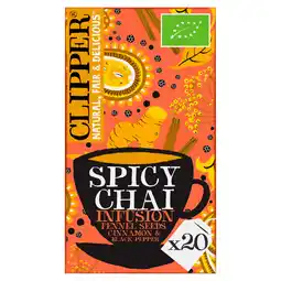 PLUS Clipper Spicy chai aanbieding