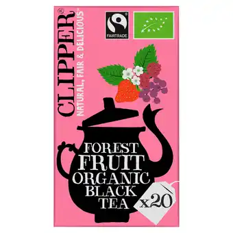 PLUS Clipper Forest fruit black tea aanbieding