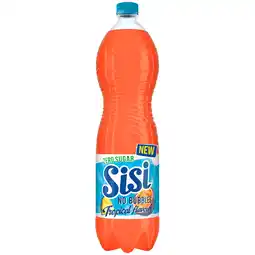PLUS Sisi No bubbles tropical zero sugar aanbieding