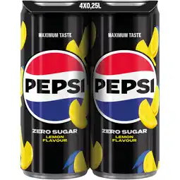 PLUS Pepsi Cola zero lemon aanbieding