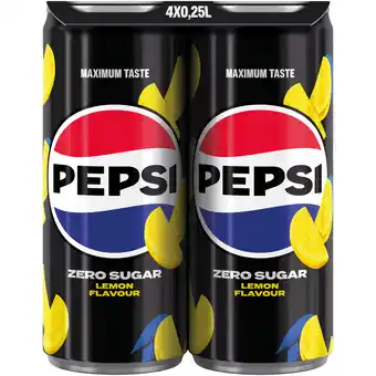 PLUS Pepsi Cola zero lemon aanbieding