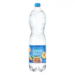 PLUS Crystal Clear Sparkling peach aanbieding