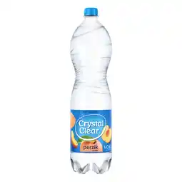 PLUS Crystal Clear Sparkling peach aanbieding