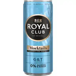 PLUS Royal Club Mocktails gin tonic 0% aanbieding