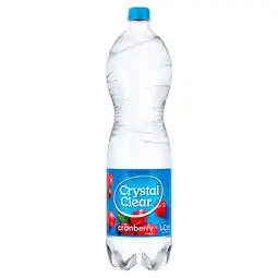 PLUS Crystal Clear Sparkling cranberry aanbieding