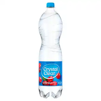 PLUS Crystal Clear Sparkling cranberry aanbieding