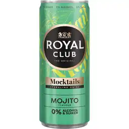 PLUS Royal Club Mocktails mojito 0% aanbieding