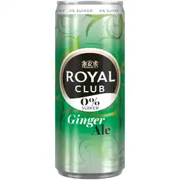 PLUS Royal Club Ginger ale 0% suiker aanbieding