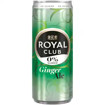PLUS Royal Club Ginger ale 0% suiker aanbieding