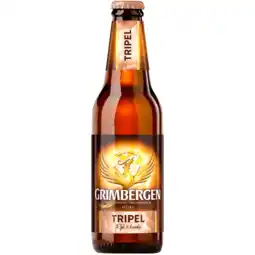 PLUS Grimbergen Tripel abdijbier fles aanbieding