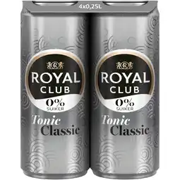 PLUS Royal Club Tonic 0% suiker aanbieding