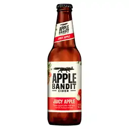 PLUS Apple Bandit Juicy Apple cider fles aanbieding