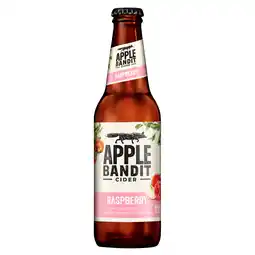 PLUS Apple Bandit Raspberry cider fles aanbieding